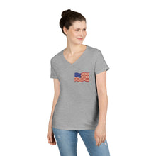 Load image into Gallery viewer, Steelworker Veterans T-shirt, Ladie's V-neck