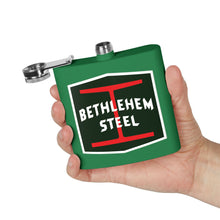 Load image into Gallery viewer, Bethlehem Steel Stainless Steel Flask, 6oz