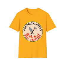 Load image into Gallery viewer, 404 Bricklayers Union Hell Fighters T-shirt