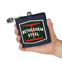 Load image into Gallery viewer, Bethlehem Steel Stainless Steel Flask, 6oz
