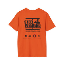 Load image into Gallery viewer, Bethlehem Iron/Steel Weekend 2025 t-shirt with full front design
