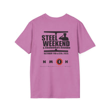 Load image into Gallery viewer, Bethlehem Iron/Steel Weekend 2025 t-shirt with full front design

