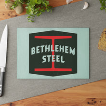 Load image into Gallery viewer, Bethlehem Steel Glass Cutting Board
