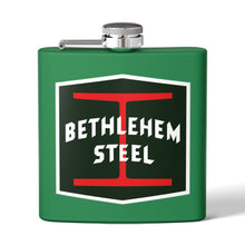 Load image into Gallery viewer, Bethlehem Steel Stainless Steel Flask, 6oz
