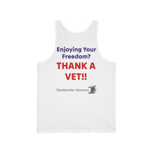 Load image into Gallery viewer, Steelworker Veterans Tank Top
