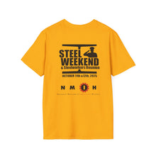 Load image into Gallery viewer, Bethlehem Iron/Steel Weekend 2025 t-shirt with full front design
