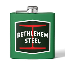 Load image into Gallery viewer, Bethlehem Steel Stainless Steel Flask, 6oz

