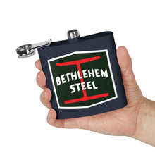 Load image into Gallery viewer, Bethlehem Steel Stainless Steel Flask, 6oz
