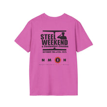 Load image into Gallery viewer, Bethlehem Iron/Steel Weekend 2025 t-shirt with full front design
