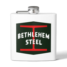 Load image into Gallery viewer, Bethlehem Steel Stainless Steel Flask, 6oz
