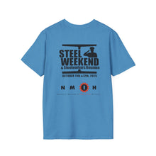 Load image into Gallery viewer, Bethlehem Iron/Steel Weekend 2025 t-shirt with full front design

