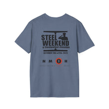 Load image into Gallery viewer, Bethlehem Iron/Steel Weekend 2025 t-shirt with full front design
