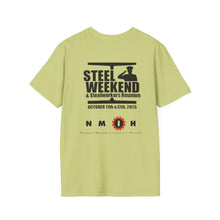 Load image into Gallery viewer, Bethlehem Iron/Steel Weekend 2025 t-shirt with full front design
