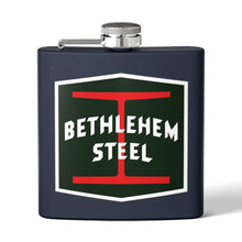Load image into Gallery viewer, Bethlehem Steel Stainless Steel Flask, 6oz
