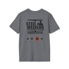 Load image into Gallery viewer, Bethlehem Iron/Steel Weekend 2025 t-shirt with full front design
