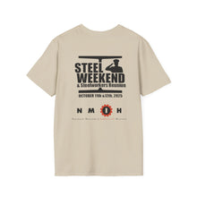 Load image into Gallery viewer, Bethlehem Iron/Steel Weekend 2025 t-shirt with full front design
