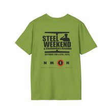 Load image into Gallery viewer, Bethlehem Iron/Steel Weekend 2025 t-shirt with full front design

