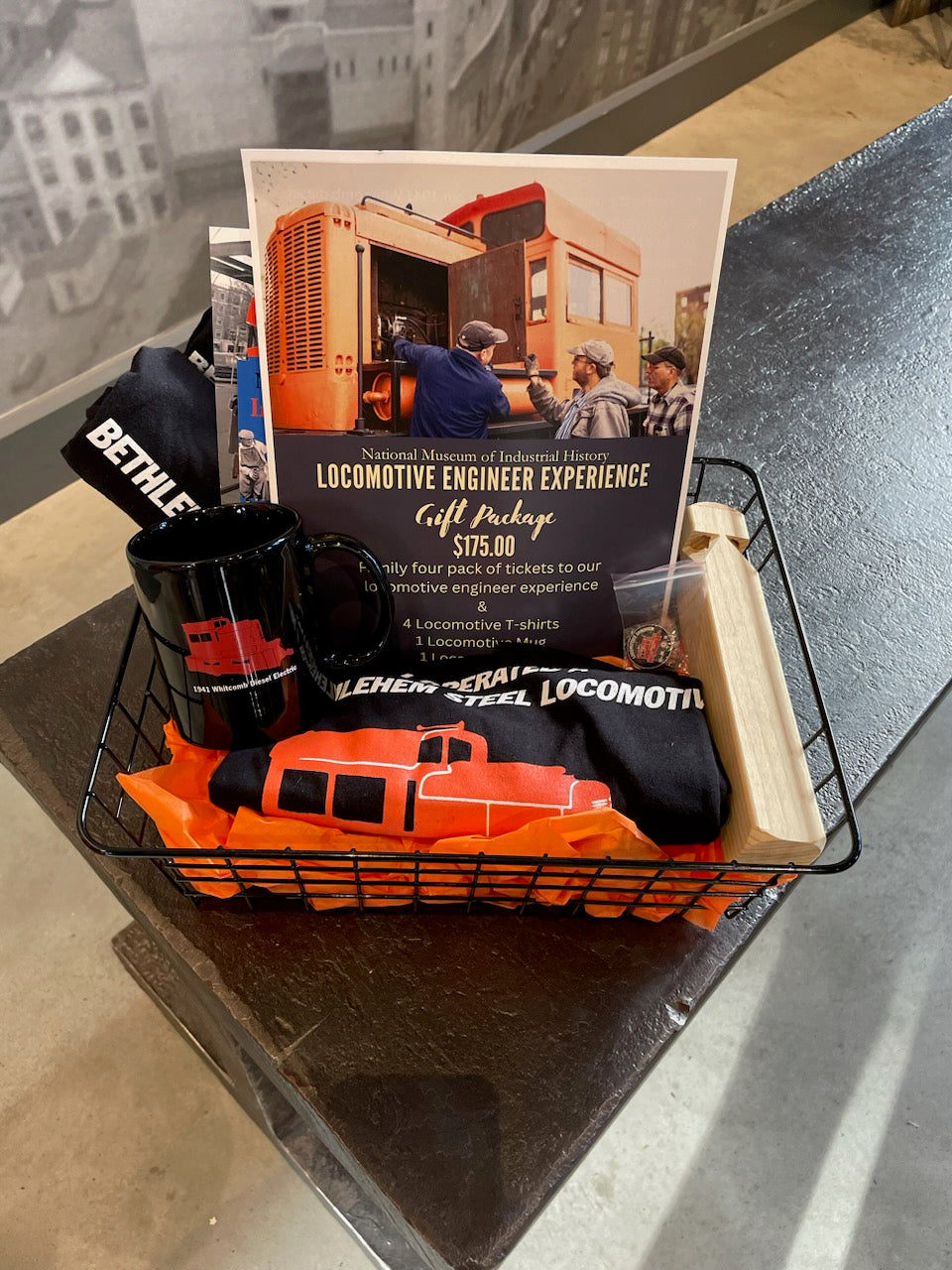 Locomotive Experience Gift Basket