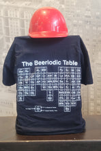 Load image into Gallery viewer, Beeriodic Table Crew Neck T-Shirt, Double Sided with sleeve logo
