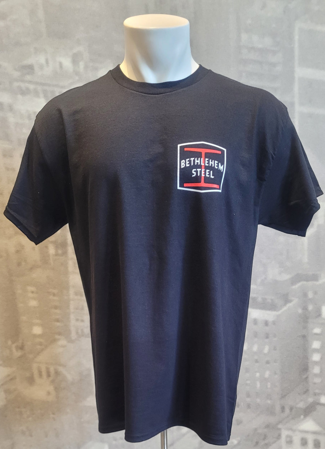 Bethlehem Steel Crew Neck T-Shirt, Double Sided