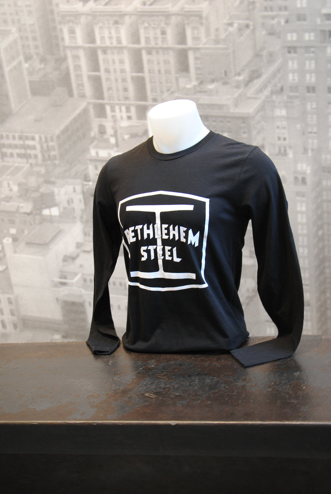 Bethlehem Steel Long Sleeve T-shirt Black